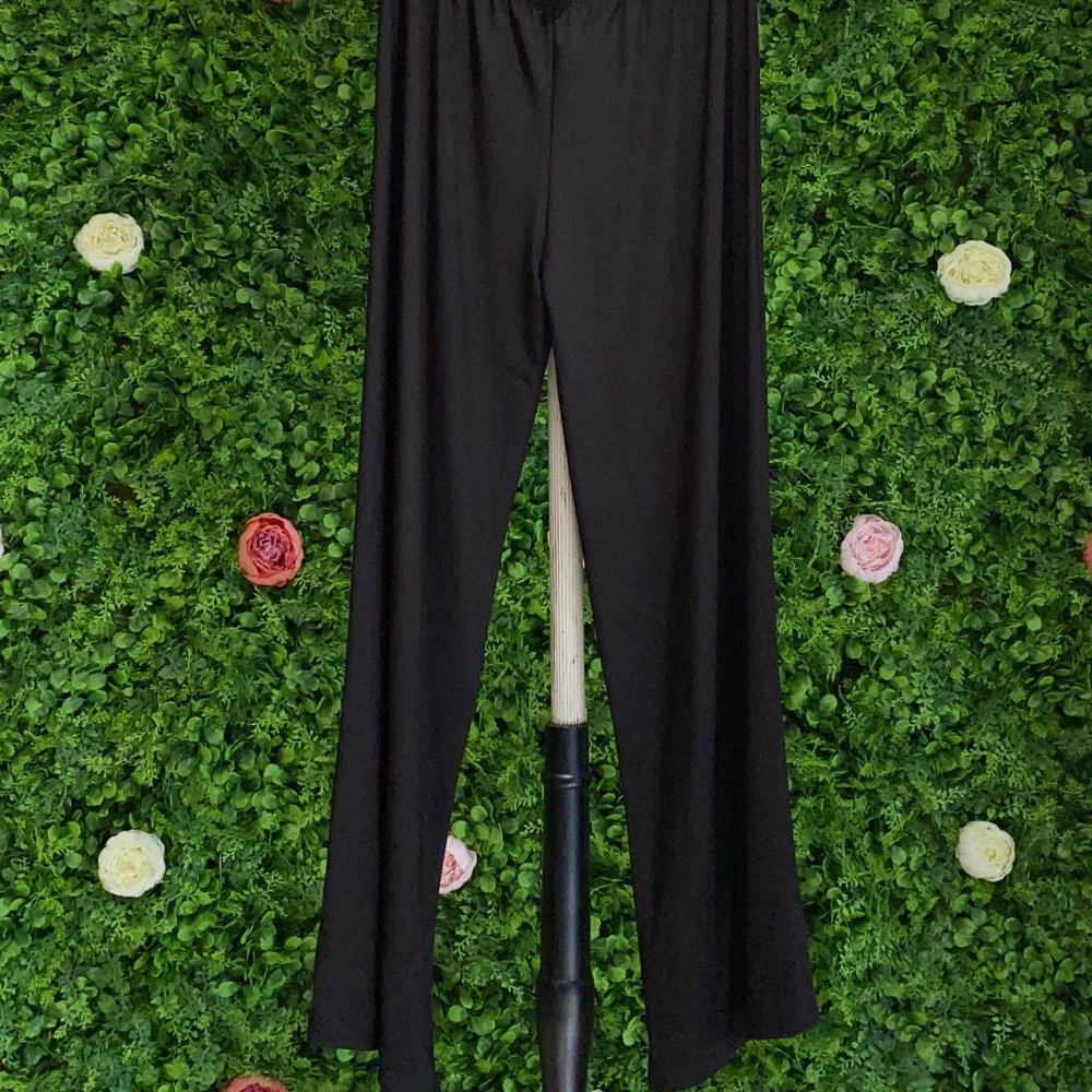 Black Patio Slacks (Plus Sizes)